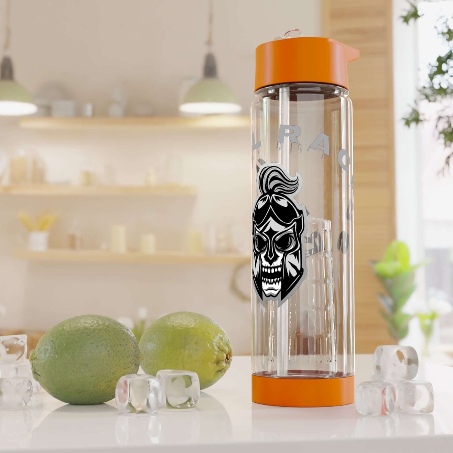 RRacers Infuser Water Bottle - Grey